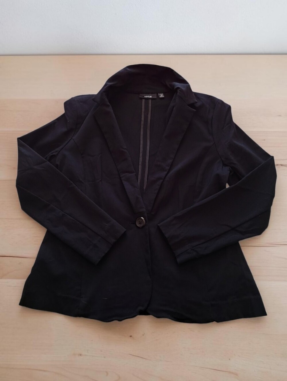 Apt. 9 12P Women's Black Single-Button Blazer